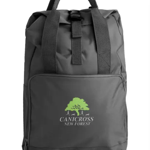 CNF Logo - EmbrHandle Roll-Top Backpack