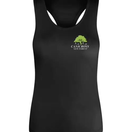 CNF Logo - Women’s TriDri Recycled Performance Slim Racerback Vest