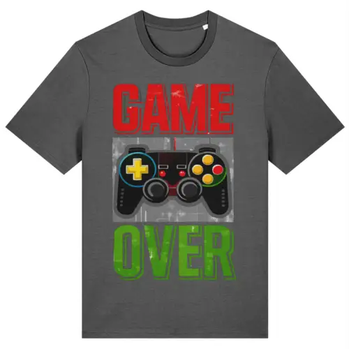 Game Over Gamer T-Shirt | Retro Gaming Controller Graphic Tee