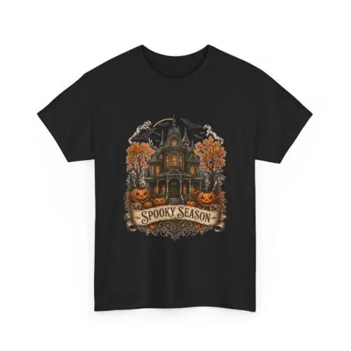 Spooky Season Haunted House Halloween T-Shirt